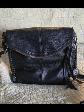 The Sak Women's Silverlake Leather Crossbody Bag In BLACK
